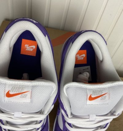 New Nike Sb Dunk Low Pro Orange Label Purple Size 11us