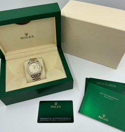 Rolex Datejust 36 126283rbr Champagne Fluted Jubilee