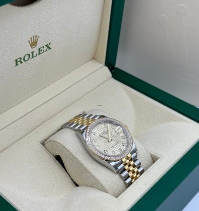 Rolex Datejust 36 126283rbr Champagne Fluted Jubilee