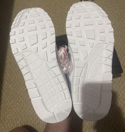 Nike Supreme Air Max 1 87 Sp Shoes Triple White Hf8813