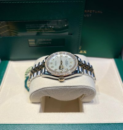 Rolex Datejust 36 126283rbr Datejust 36mm Two-tone Mop Diamond Dial Diamond Bezel Jubilee