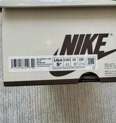Nike Travis Scott Jordan 1 Low Medium Olive