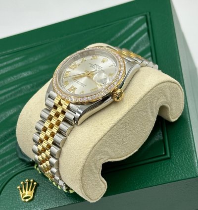 Rolex Datejust 36 126283rbr Silver Roman Jubilee