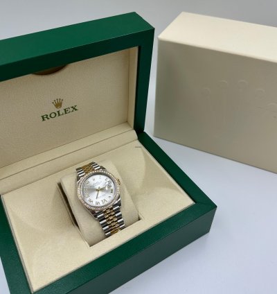 Rolex Datejust 36 126283rbr Silver Roman Jubilee