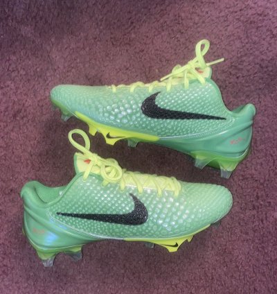 Nike Vapor Edge Kobe 6 Grinch Cleats