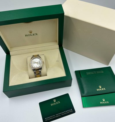 Rolex Datejust 36 126283rbr Silver Roman Oyster