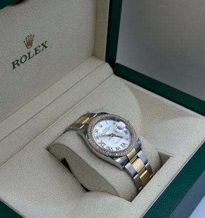 Rolex Datejust 36 126283rbr Silver Roman Oyster