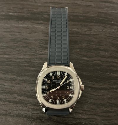 Patek Philippe Aquanaut 5065a-001 38mm 2006 Full Set Switzerland Blue Strap