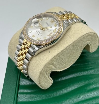 Rolex Datejust 36 126283rbr Vi Ix Silver Roman Dial Jubilee