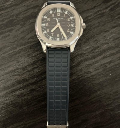Patek Philippe Aquanaut 5065a-001 38mm 2006 Full Set Switzerland Blue Strap
