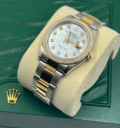 Rolex Datejust 36 126283rbrng Mother Of Pearl Oyster