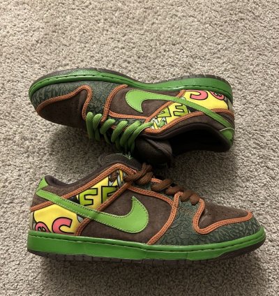 Nike Dunk Low Premium Sb Qs De La Soul Size 9 5