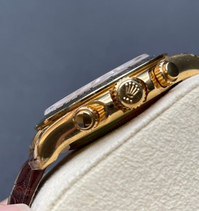 Rolex Daytona 116518 Black Leatherold Card