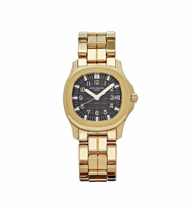Patek Philippe Aquanaut 5066 1j Yellow Gold Black Dial