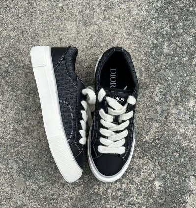 Dior B33 Sneaker Oblique Jacquard Print Black White