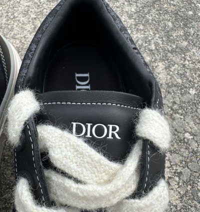 Dior B33 Sneaker Oblique Jacquard Print Black White