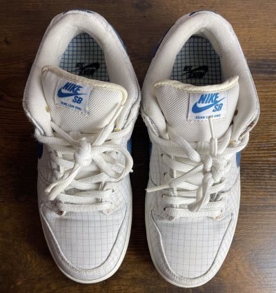 Nike Dunk Low Premium Sb White Brigade Blue Paper 313170-143