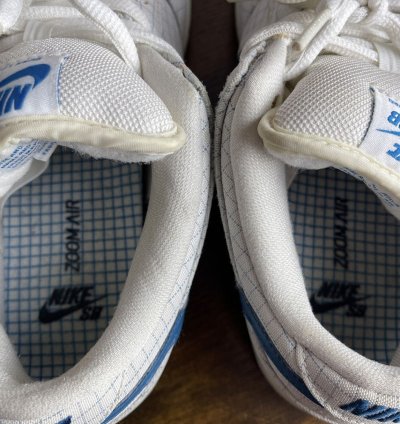 Nike Dunk Low Premium Sb White Brigade Blue Paper 313170-143