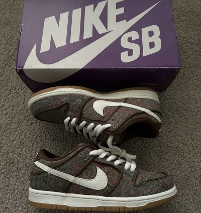 Nike Dunk Low Pro Premium Sb Paisley Size 8