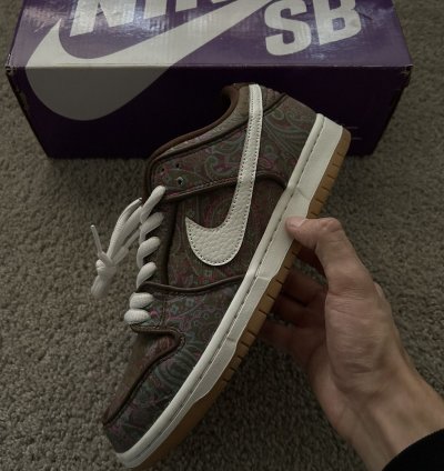 Nike Dunk Low Pro Premium Sb Paisley Size 8
