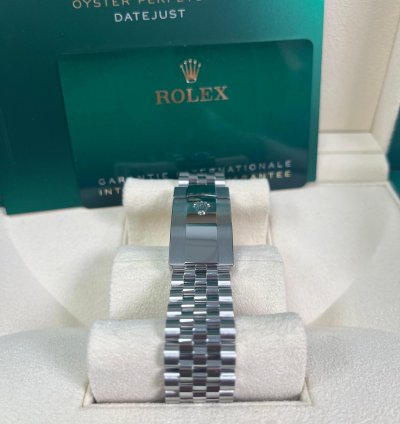 Rolex Datejust 36 36mm Aubergine Purple Roman Dial Jubilee Bracelet Stainless Steel 126284rbr