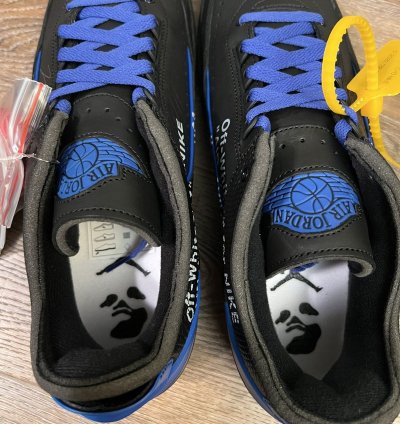 Off-white Air Jordan 2 Retro Low Black Sp Size 11 5