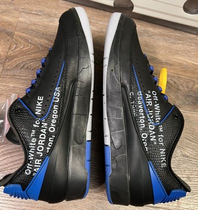 Off-white Air Jordan 2 Retro Low Black Sp Size 11 5