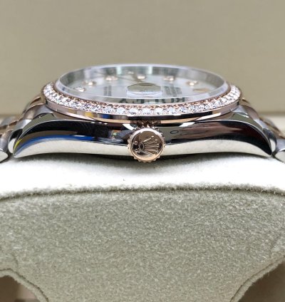 Rolex Datejust 36 36mm Rbr Mother Of Pearl Diamond Dial Jubilee
