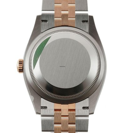 Rolex Datejust 36 36mm Steel Everose Gold Diamond Bezel Rose Diamond Vi Ix Dial Jubilee