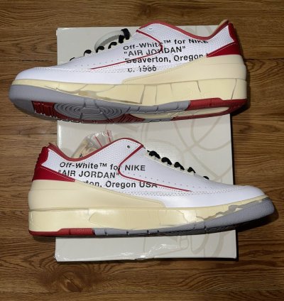 Off-white Nike Air Jordan Retro Low 2 Sp White Size 12