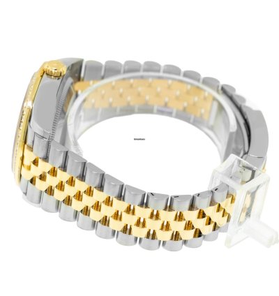 Rolex Datejust 36 36mm Yellow Gold Steel Mop Diamond Dial Diamond Bezel 126283