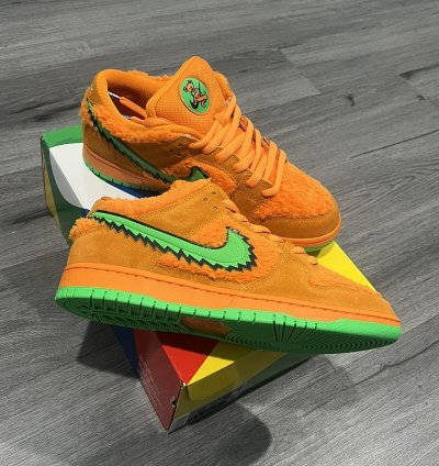 Orange Grateful Dead Dunks Friends And Family