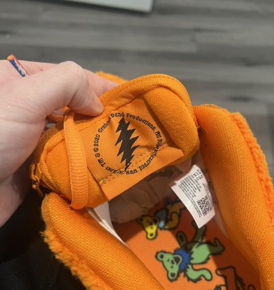 Orange Grateful Dead Dunks Friends And Family
