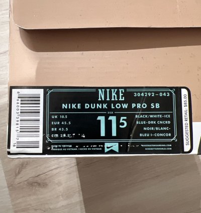Nike Dunk Sb Concord