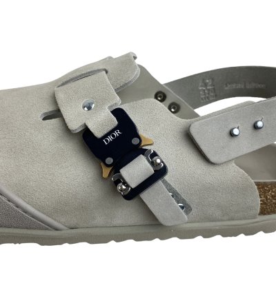 Dior Birkenstock Greige Tokio Mule