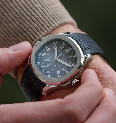Patek Philippe Aquanaut 5164a Aquanaut Travel Time Steel