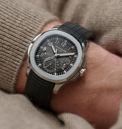 Patek Philippe Aquanaut 5164a Aquanaut Travel Time Steel