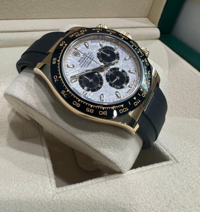 Rolex Daytona 116518ln Meteorite Dial Full Set Oyster Flex