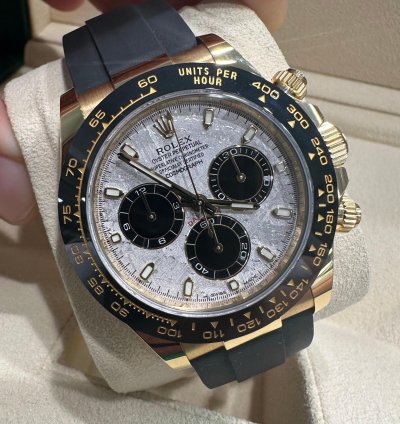 Rolex Daytona 116518ln Meteorite Dial Full Set Oyster Flex