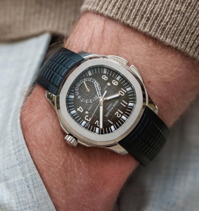 Patek Philippe Aquanaut 5164a Aquanaut Travel Time Steel
