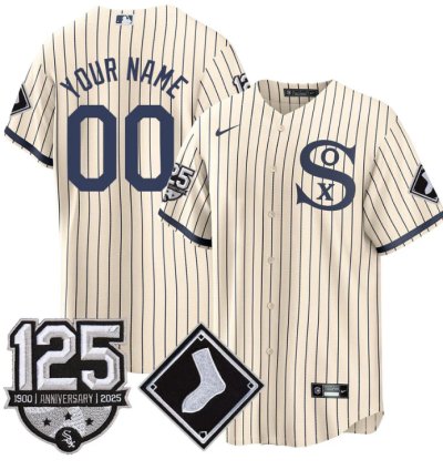 Custom Chicago White Sox Jersey Name Number 125th Anniversary Stitched Field Of Dream