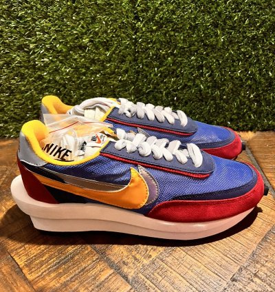 Sacai Ldwaffle Varsity Blue