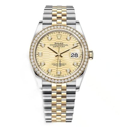 Rolex Datejust 36 Jubilee 126283rbr-0031 36mm Stainless Steel Yellow Gold Champagne Diamond Dial 2024