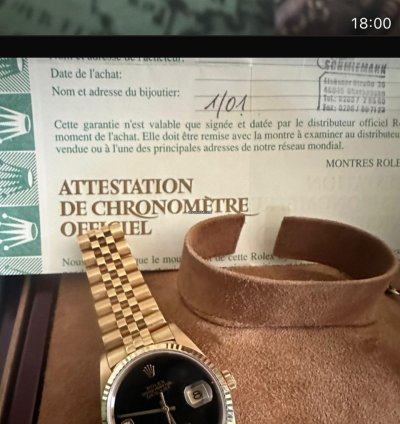 Rolex Datejust 36 Like New Full Collector Set Onyx Datejust 36mm