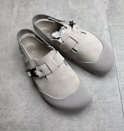 Dior Birkenstock Mule Tokio Grey Beige