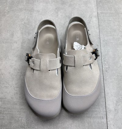 Dior Birkenstock Mule Tokio Grey Beige