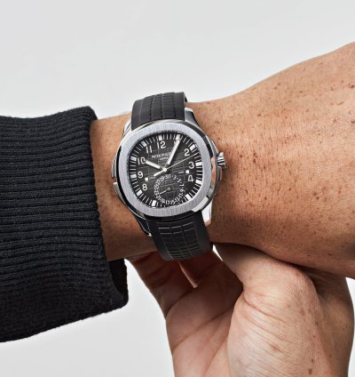 Patek Philippe Aquanaut 5164a-001 Travel Time Stainless Steel 2017