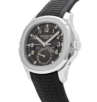 Patek Philippe Aquanaut 5164a-001 Travel Time Stainless Steel 2017