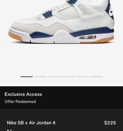 Nike Sb Air Jordan 4 Navy