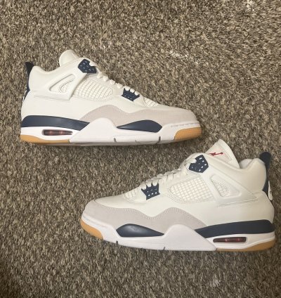 Nike Sb Air Jordan 4 Navy